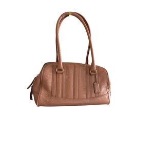 Coach Legacy satchel vintage vachetta pebbled leather